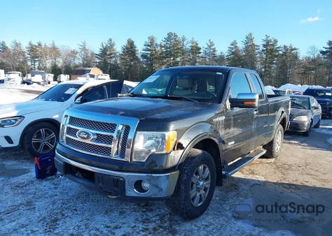 2012 Ford F-150 Lariat из США, поврежденный, VIN 1FTFX1ET6CFB19820